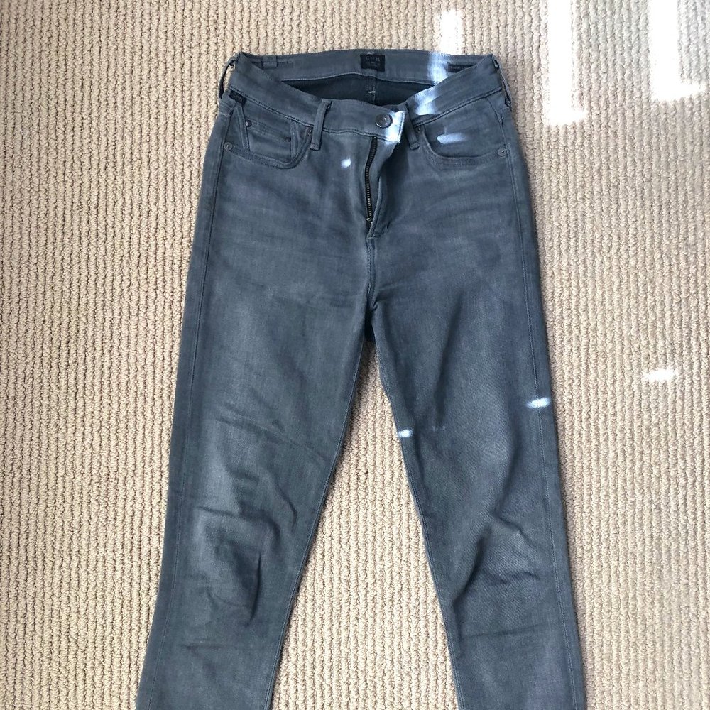 Citizens of Humanity, Size 25, Grey Jeans, Rocket Crop High Rise Skinny